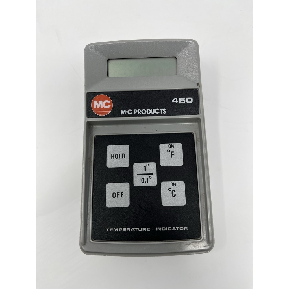 M-C Products Model 450K Digital Thermometer Temperature Indicator Untested USA